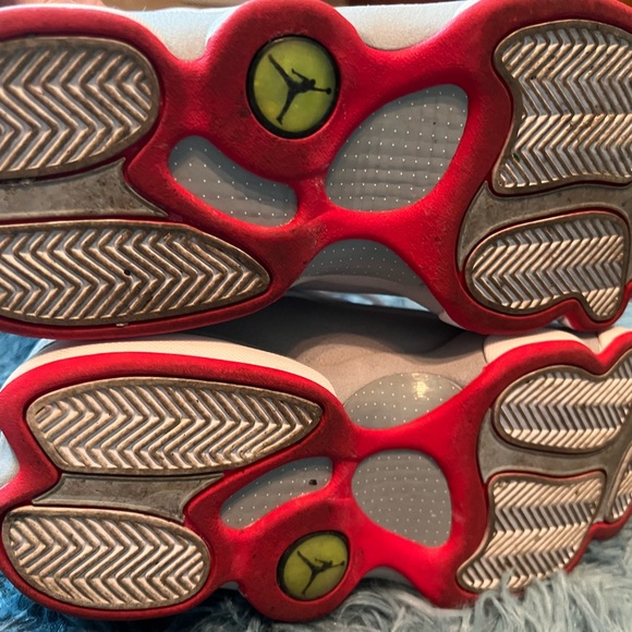 White Air Jordan high tops size 8 - Picture 6 of 9